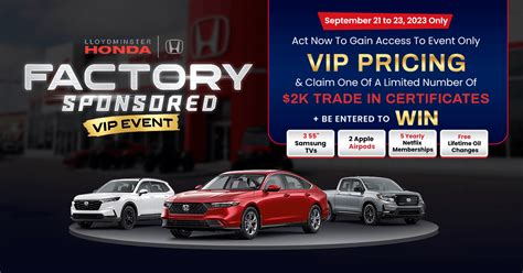 Lloydminster Honda Factory Sponsored Vip Event