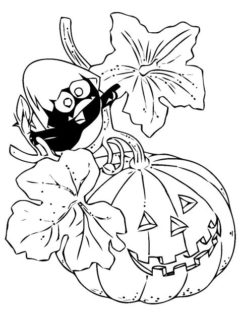 Calimero And Halloween Pumpkin Coloring Page Download Print Or Color Online For Free