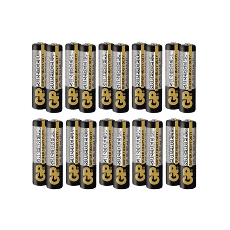 GP Supercell Super Heavy Duty AAA Battery 1 Box 40pcs 1pack 2pcs