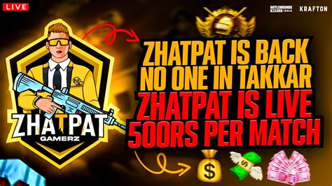 Zhatpat Is Live Aajao Custom Khele Bgmi Live Prize Custom