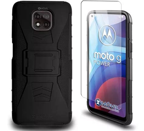 Funda P Moto G Power Uso Rudo Clip Mica Mercadolibre