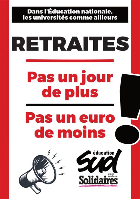 Le recul de l âge de départ à la retraite à 64 ans c est NON SUD