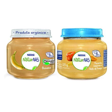 Kit Papinha Org Nica Sabor Banana Naturnes Nestl G Papinha