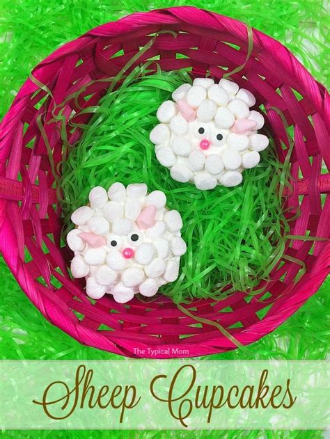 How to Make Easter Sheep Cupcakes - First Birthday Cupcakes