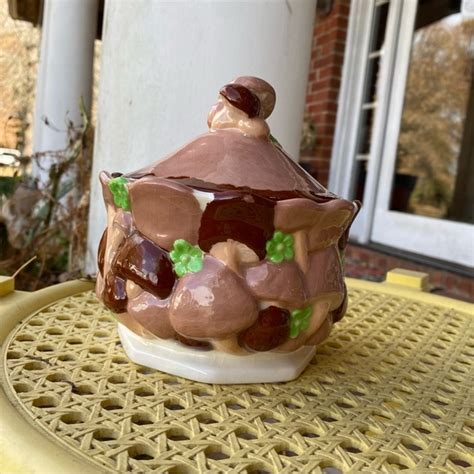 Vintage Kitchen Vintage 7s Arnels Ceramic Mushroom Canister Poshmark