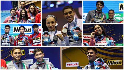 Cuántas medallas tiene México en los Campeonatos Mundiales de Natación