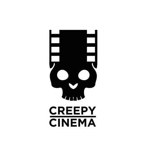 Horror Films Studio Movie Cinema Film Production Logo Design Vector