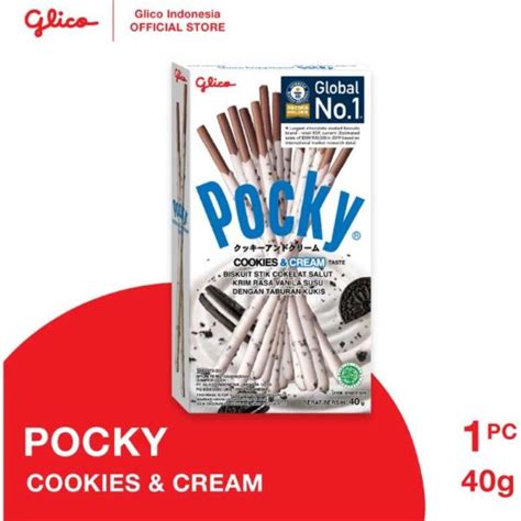 Jual Glico Pocky Cookies Cream Stick Biscuit G Di Seller Klikgo