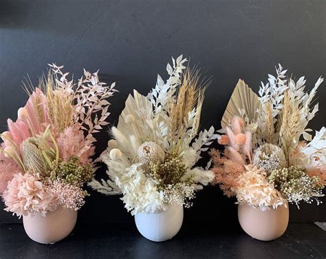 Mini Dried Floral Arrangements Diy Dried Flower Arrangement Flower