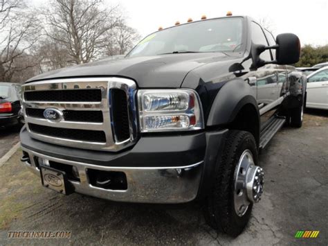 2007 Ford F550 Super Duty Lariat Crew Cab 4x4 Dually In Black A87600 Truck N Sale