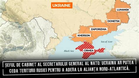 Șeful de cabinet al secretarului general al NATO Ucraina ar putea ceda