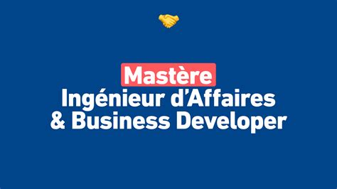 Zoom Sur Le Mastère Ingénieur Daffaires Et Business Developer élu 5ᵉ