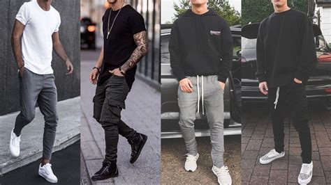 How To Style Sweatpants Men 2021 Sweatpants Outfits Ideas How To