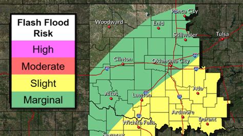 Flash Flooding Danger In Wichita Falls And North Texas