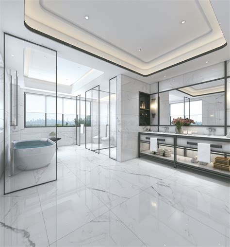 White Porcelain Bathroom Floor Tiles Flooring Tips