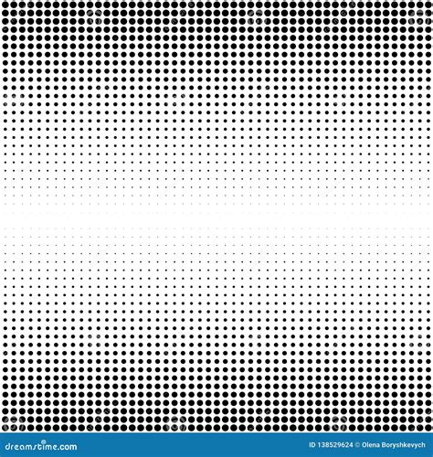 The Background of Black Dots on the White. Stock Vector - Illustration ...