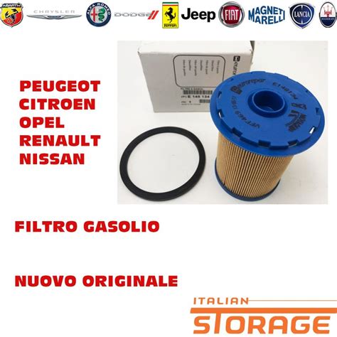 E E Peugeot Citroen Opel Renault Nissan Filtro Gasolio