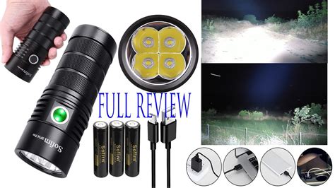 Sofirn SP36 Pro Flashlight Powerful 8000 Lumen Full Review TESTING