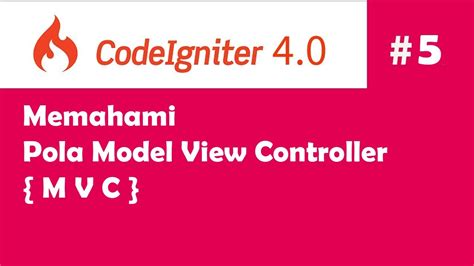 Basic Tutorial Codeigniter Memahami Konsep Pola Mvc Model View