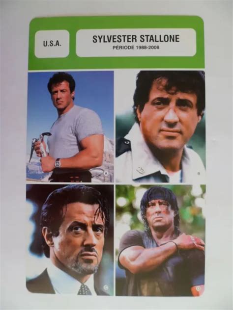 Carte Fiche Cinema Rambo Sylvester Stallone Eur Picclick Fr