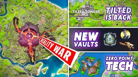 Fortnite Chapter Map Concept Tilted Towers Is Back Paradigm S