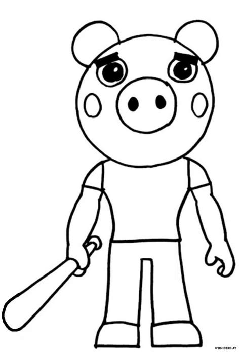 Dinopiggy Dibujos De Piggy Roblox Para Colorear E Imprimir Tina