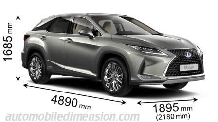 Lexus Rx Dimensions Boot Space And Similars