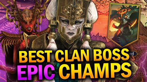 These Epics Destroy Demon Lord Best Clan Boss Champs Raid Shadow