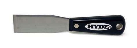 Hyde Stiff Black Silver Chisel Putty Knife