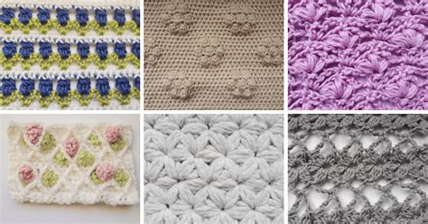 17 Crochet Stitches That Look Like Flowers