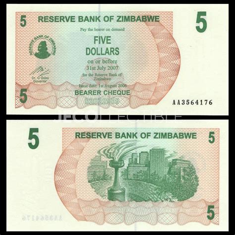 Jual Zimbabwe P Dollars Uang Kertas Asing Shopee Indonesia