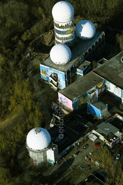 Berlin From Above Ruins Of The Former American Military Interception