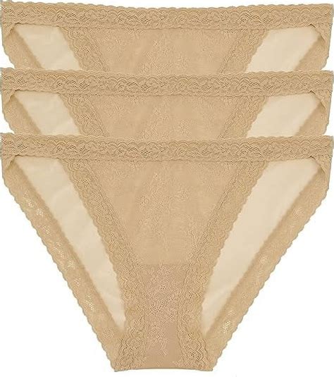 Natori Women S Pack Escape String Bikini Underwear Cafe Large Walmart