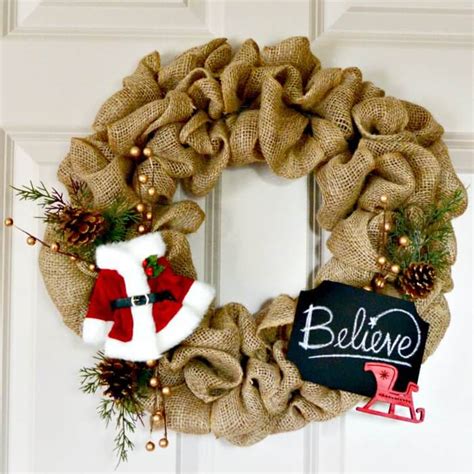 14 Burlap Christmas Crafts