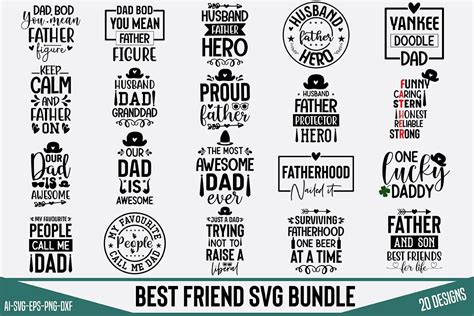 Best Friend SVG Design Bundle Bundle Creative Fabrica