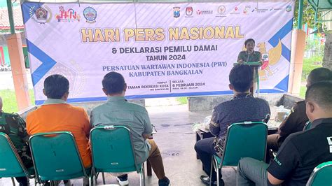 Peringati Hpn Ke Pwi Bangkalan Minta Kpu Dan Bawaslu Lebih Terbuka