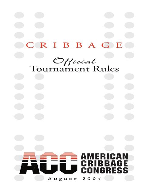 Printable Rules For Cribbage - Printable Word Searches