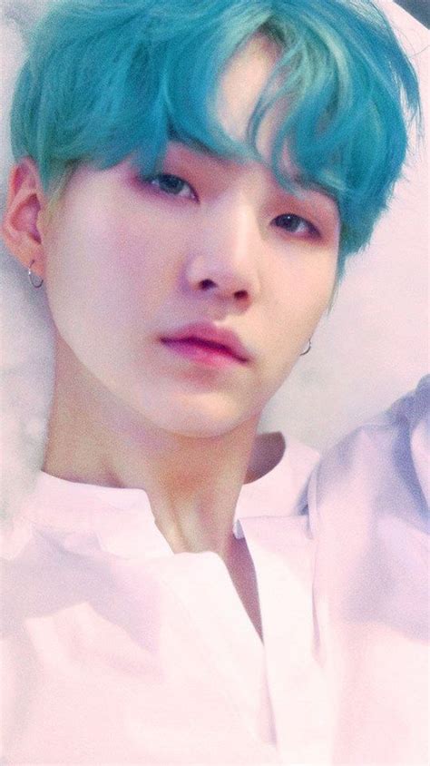 Suga With Blue Hair 2017 Suga Bts Suga Min Yoongi