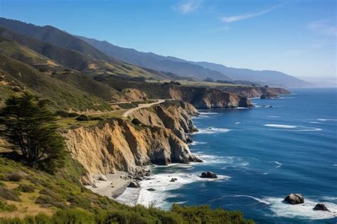 Premium Photo Pacific Coast Highway Scenic Drive Photography