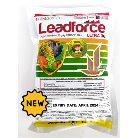 Leadforce Ultra G Carbofuran Insecticide Nematicide Kg Shopee