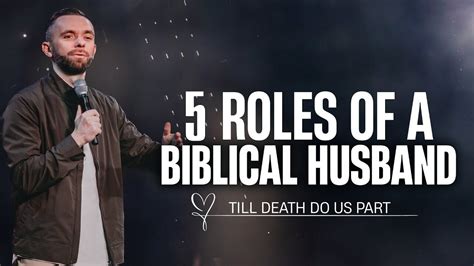 5 Roles Of Biblical Husband