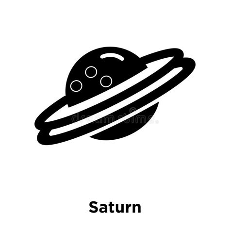 Vector Del Icono De Saturn Aislado En El Fondo Blanco Concepto Del