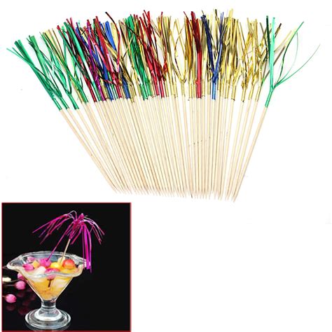 Aliexpress.com : Buy 40x Cocktail Sticks Drink Fruit Food Party Dessert ...