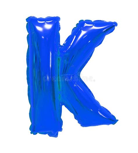 Letter K English Alphabet Blue Stock Photos Free Royalty Free Stock