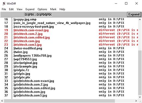 How To Find Difference Between Two Files Or Folders With Windiff