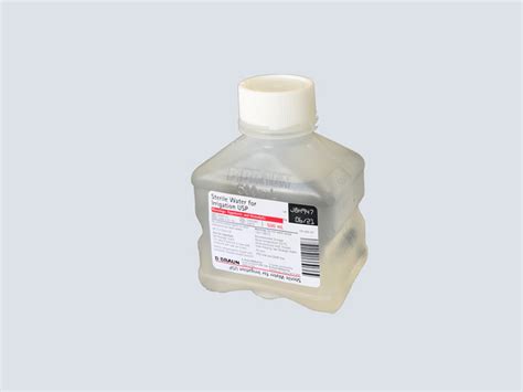 Irrigation Bottle Sterile Water 500ml A 1 Medical Integration