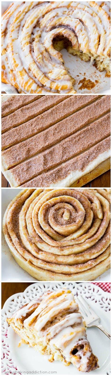 How To Make A Giant Cinnamon Roll Cake Soft Fluffy And Extra Large