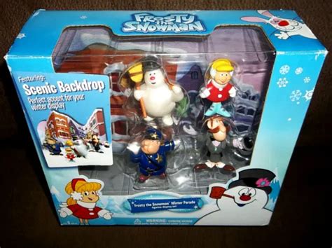 Frosty The Snowman Winter Parade Figurine Figure Display Set Professor