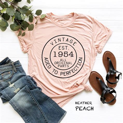 Vintage 1954 T Shirt 70th Birthday Shirt 70th Birthday T For Women 70th Birthday T For