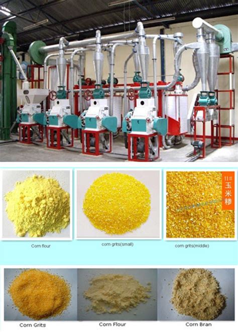 Automatic Wheat Corn Maize Grinding Grits Milling Flour Mill China